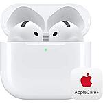 Apple AirPods 4 Wireless Earbuds w/ ANC plus Apple Care for 2 years $118.99