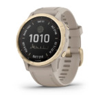 42mm Garmin Fenix 6S Pro Solar Multisport GPS Watch w/ Light Sand Band (Light Gold) $330 + Free Shipping