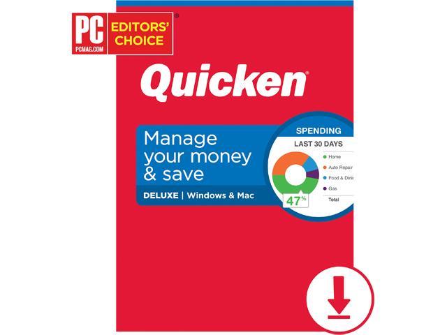 Quicken Deluxe 2020 Pc Mac Digital Download 1 Year