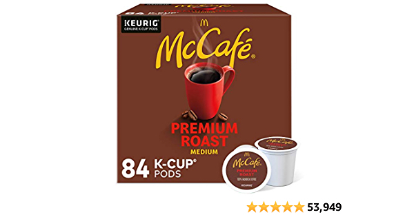 McCafe Premium Medium Roast K-Cup Coffee Pods, Premium Roast, 84 Count - $24.00