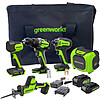 Best Buy / Best Buy via Ebay: Greenworks 24V 5-Tool Combo Kit $199.99