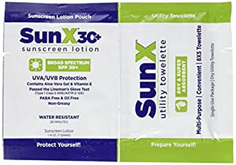 Amazon - First Aid Only 18-450 SunX30 Lotion and Wipe Combo Pack, 50/Box - $2.60