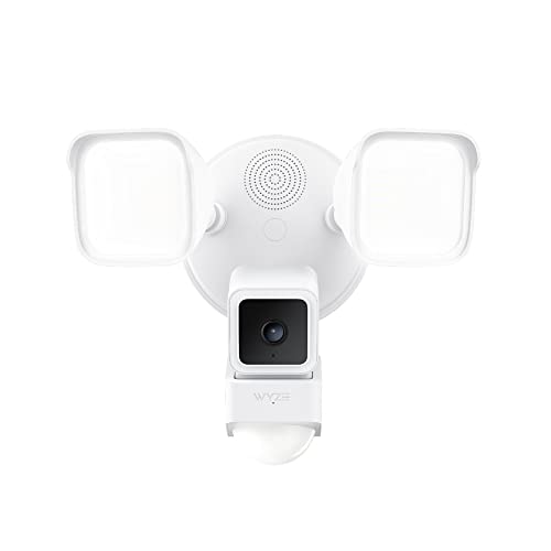Amazon - Wyze Cam Floodlight with 2600 Lumen LEDs, Wired 1080p HD IP65 Outdoor Smart Security Camera, Color Night Vision $70
