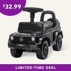 zulily - Mercedes G-Wagon Push Car Ride-Ons $32.99