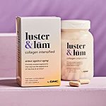 Amazon - YMMV Save 80% on your 1st S&amp;S - From $2.25 - Luster &amp; Lum by GNC Collagen Intensified, Promotes Skin Elasticity &amp; Smoothness, Improves Skin Tone, Gluten-Free, 120 Capsules