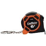 Amazon: Crescent Lufkin 1/2&quot; x 6' Mini Hi-Viz Keychain Tape Measure $3.49 (Reg $7.90, ~56% Off) + FS w/ Prime