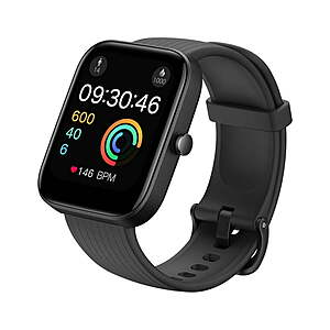 Amazfit Bip 3 Urban Edition Smart Watch w/ Silicone Band (Black) $19