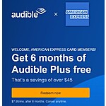 YMMV: Enjoy 6 Months Free of Audible Plus