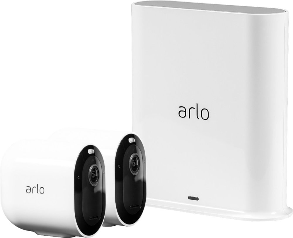 Arlo Pro 3 2-Camera Indoor/Outdoor Wire-Free 2K HDR Security Camera System $250