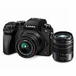 Panasonic Lumix G7 4K Digital Mirrorless Camera w/ 14-42mm & 45-150mm Lenses $498 + Free Shipping