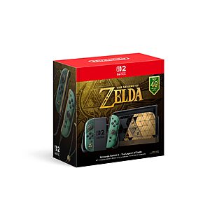 Nintendo Switch™ 2 –The Legend of Zelda™ – 40th Anniversary Edition $519