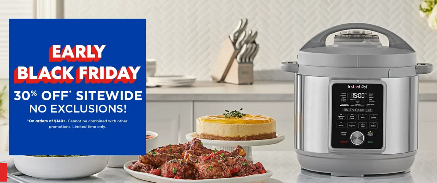 30 Off Over 149+ Sitewide Instant Site Early Black Friday Free S/H (i