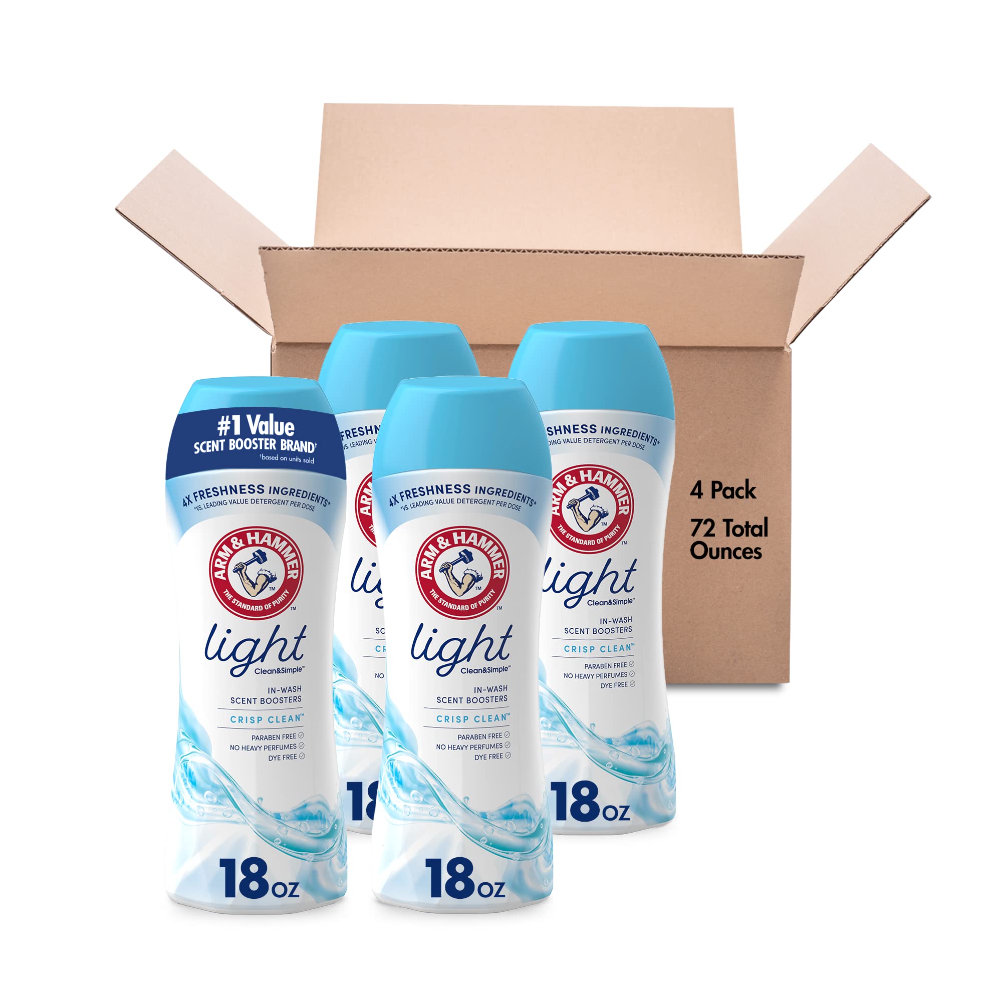 YMMV: Arm & Hammer Clean & Simple In-wash Scent Booster - Crisp Clean, 18 Oz (Pack of 4) - $16 $15.34