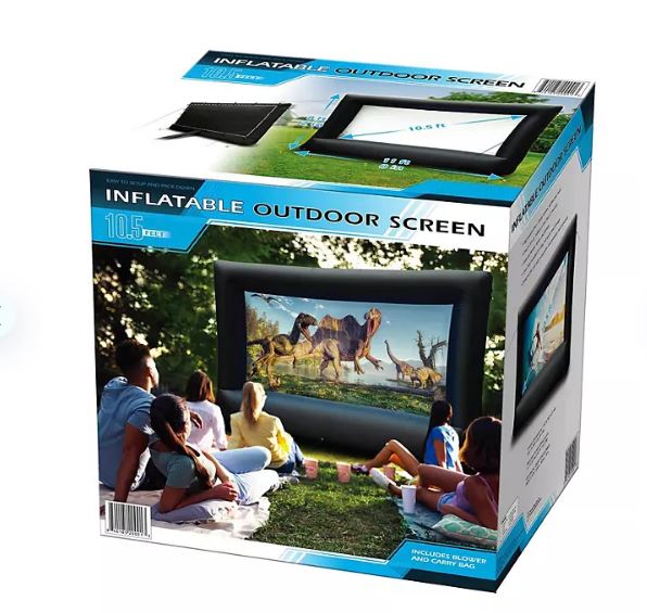 10' inflatable screen closeout IN STORE ONLY YMMV $30
