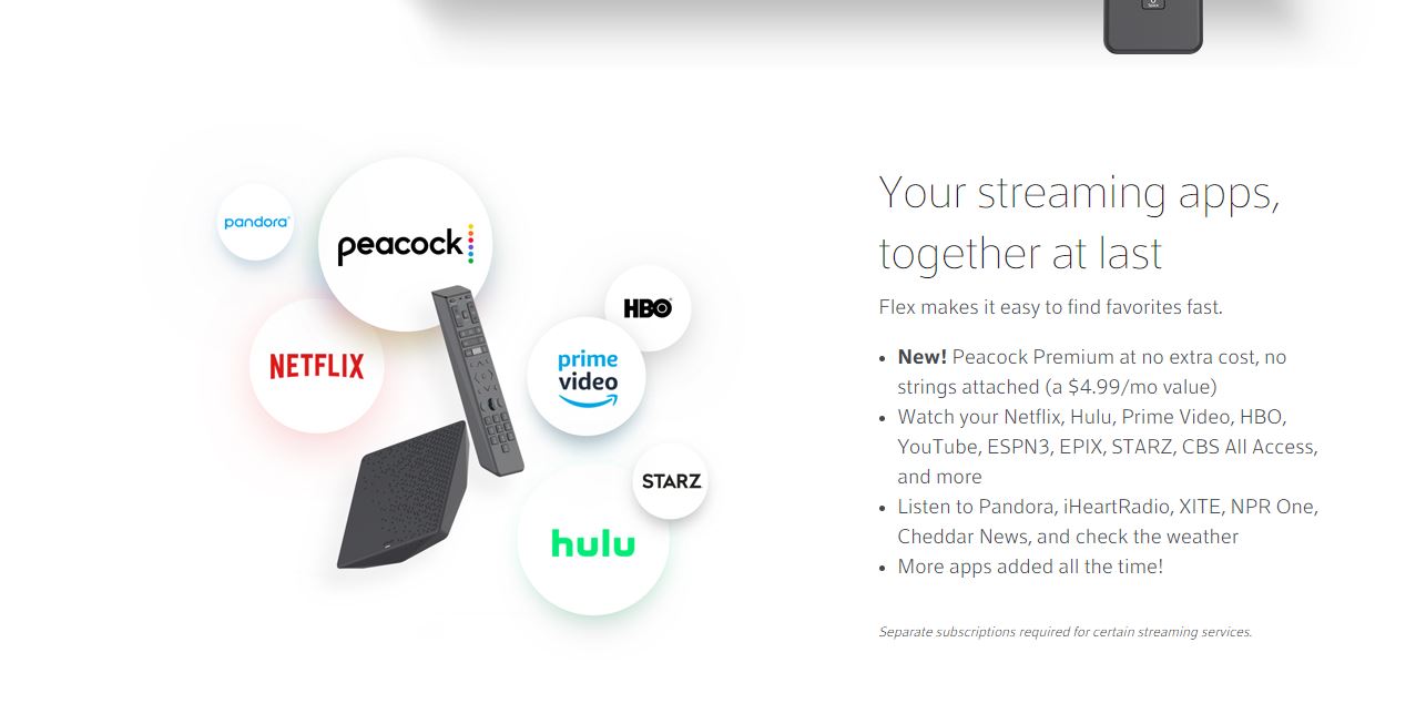 Xfinity Flex 4k Streaming Device W Peacock Plus Free Only If You Just Have Internet