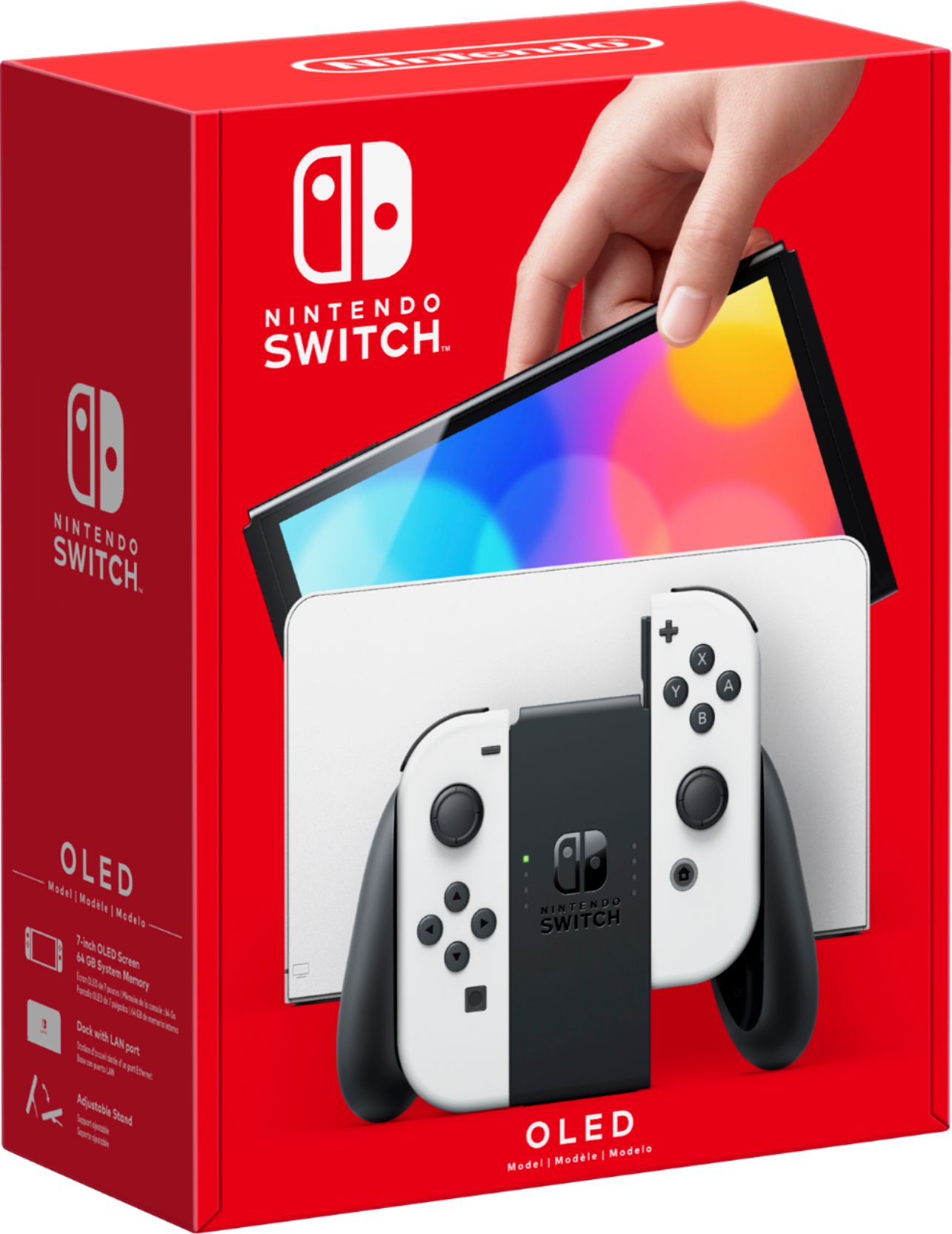 In Store TODAY / YMMV  BEST BUY - Nintendo Switch – OLED Model w/ White Joy-Con - White $349.99