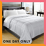 Down Alternative Microfiber Comforters (5 COLOR OPTIONS) ALL 3 Sizes  $16.79 ONE DAY ONLY! at Zulily + Free Standard Shipping With Visa Checkout