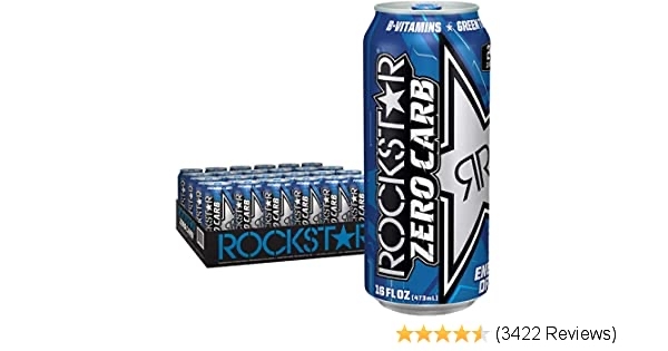 Rockstar Zero Carb 16oz - 24-Pack $24.00