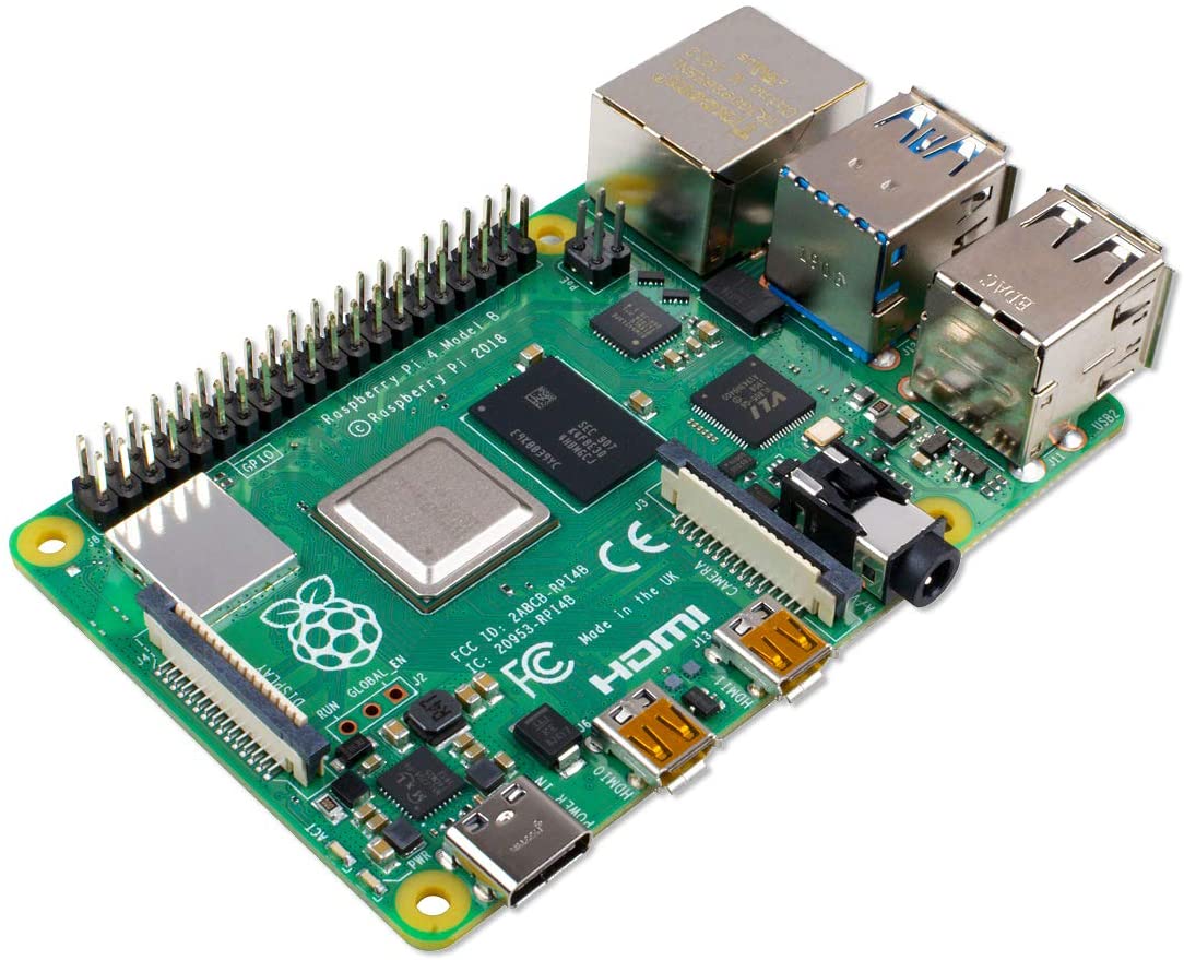 Raspberry SC15184 Pi 4 Model B 2019 Quad Core 64 Bit WiFi Bluetooth (2GB) - $33