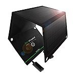 Amazon Deal of the day Solar Charger RAVPower 16W Solar Panel with Dual USB Port Waterproof Foldable for Smartphones Tablets and Camping Travel $36.79