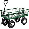 Gorilla Carts GOR400-COM Steel Garden Cart, Steel Mesh Removable Sides, 3 cu ft, 400 lb Capacity, Green $89 at Amazon