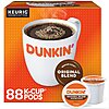 Dunkin' Original Blend Coffee Keurig&reg; K-Cup&reg; Pods, Medium Roast, 88/Carton (400845) - $36.99 at Staples