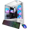 iBUYPOWER Element 9 White Gaming PC Desktop - AMD Ryzen 7 7800X3D - NVIDIA GeForce RTX 5070Ti 16GB - 32GB DDR5 RGB - 1TB NVMe SSD - EWA7N57T01 $1899.99 at Newegg