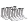 Dickies mens All Purpose Cushion Crew  (12 Pairs) Casual Sock, White, XL Shoe Size 12-15 US $10.65 Prime Shipped a/10% Q