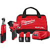 Milwaukee M12 FUEL Cordless 2-Tool Combo Kit, 1/4in. Hex Impact Driver and 3/8in. High-Speed Ratchet, 2 Batteries At Northern Tool $195