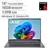 Acer Aspire 16&amp;quot; AI Copilot+ PC Touchscreen Laptop &mdash; Snapdragon X X1-26-100 &mdash; WUXGA (1920 x 1200) &mdash; 16GB RAM &mdash; 1TB SSD - Windows 11 Home &mdash; Steel Gray - $399.99 at Costco