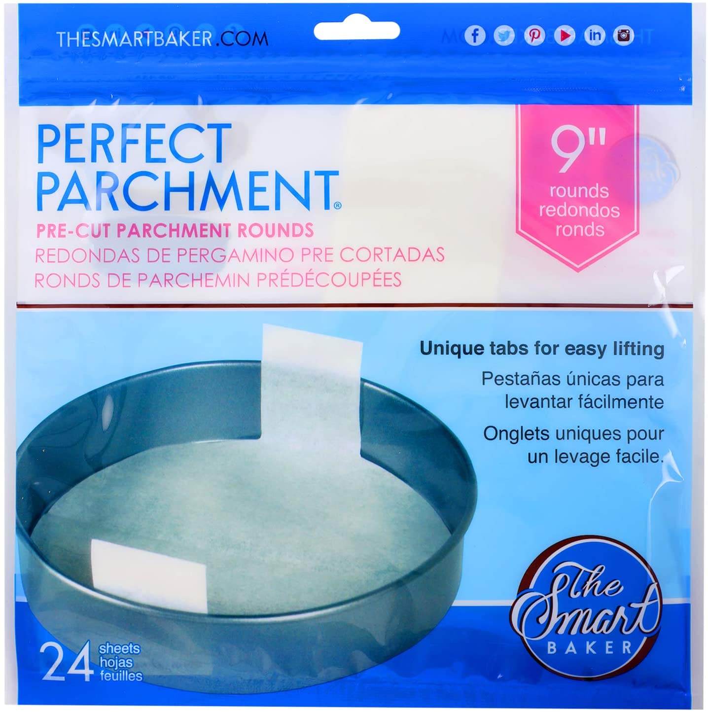 The Smart Baker Perfect Parchment Pre-Cut Parchment Baking Liners $2 with Free Store Pickup at Michael's YMMV