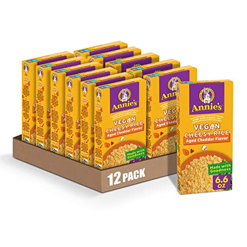 Annie's Vegan Cheesy Aged Cheddar Flavor Rice, 6.6 oz - Kroger