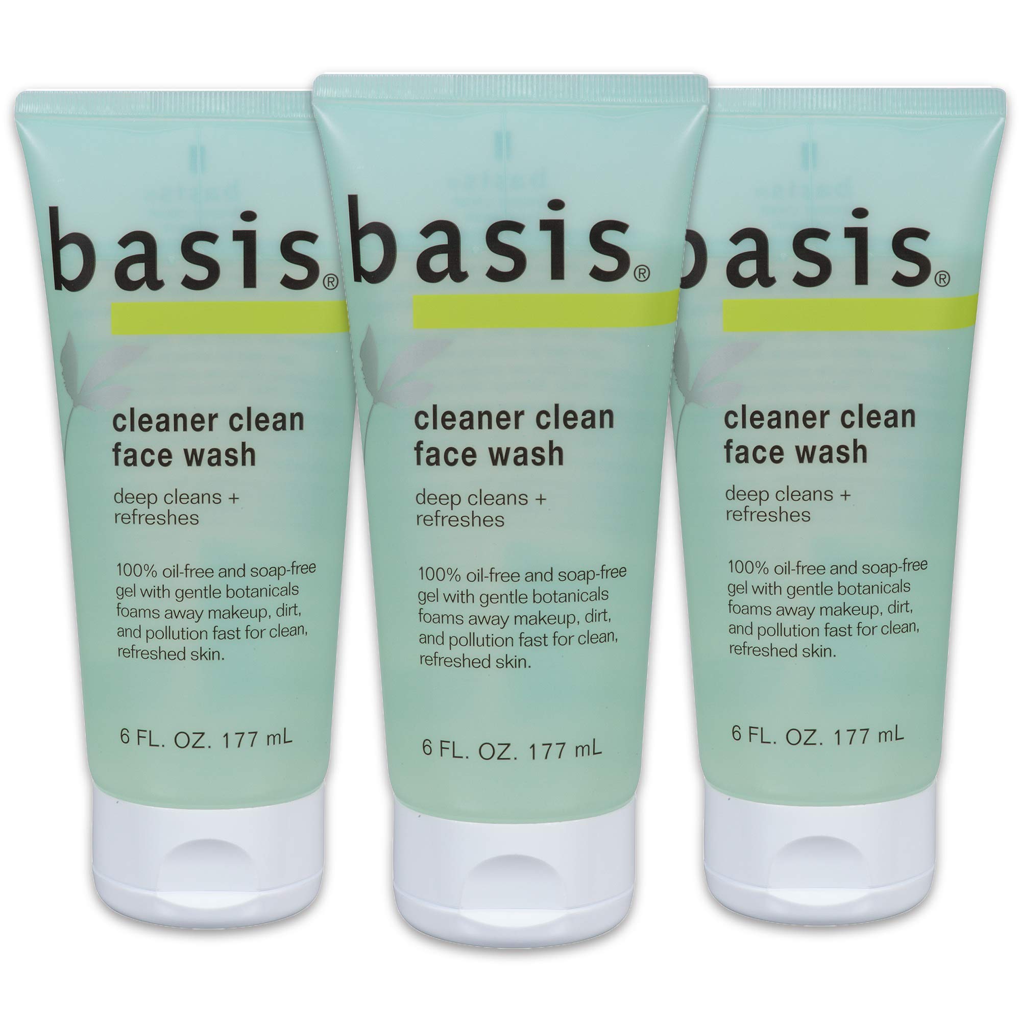 Basis Cleaner Clean Face Wash, 6 Ounce (Pack of 3) w/ 20% off coupon and S&S + Free Shipping w/ Prime or Orders $25+ - $6.94 w/15% S&S $7.41 w/5% S&S