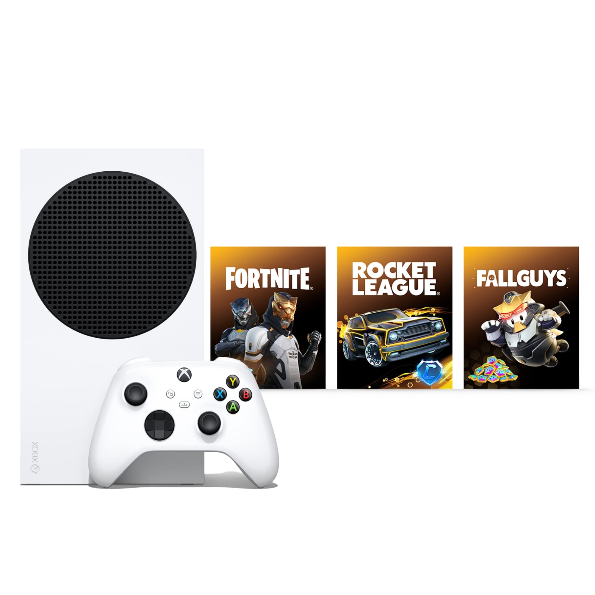 YMMV Xbox Series S - Bonus Content Featuring Fortnite, Rocket League, Fall Guys - $222.21 at Amazon Warehouse