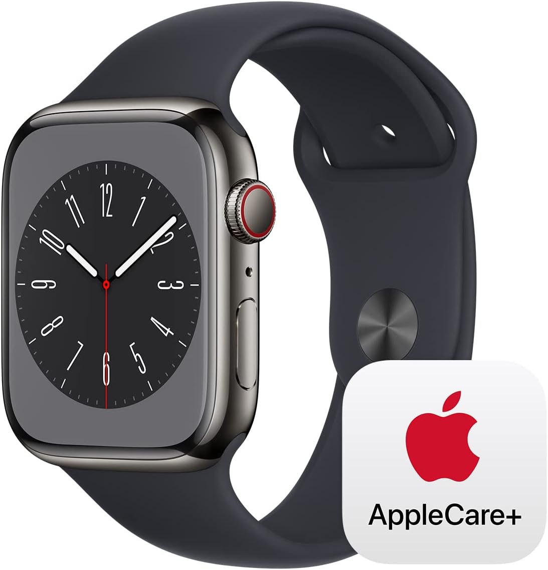 Apple Watch Series 8 GPS + Cellular (45mm, Graphite Case) + 2-Yrs