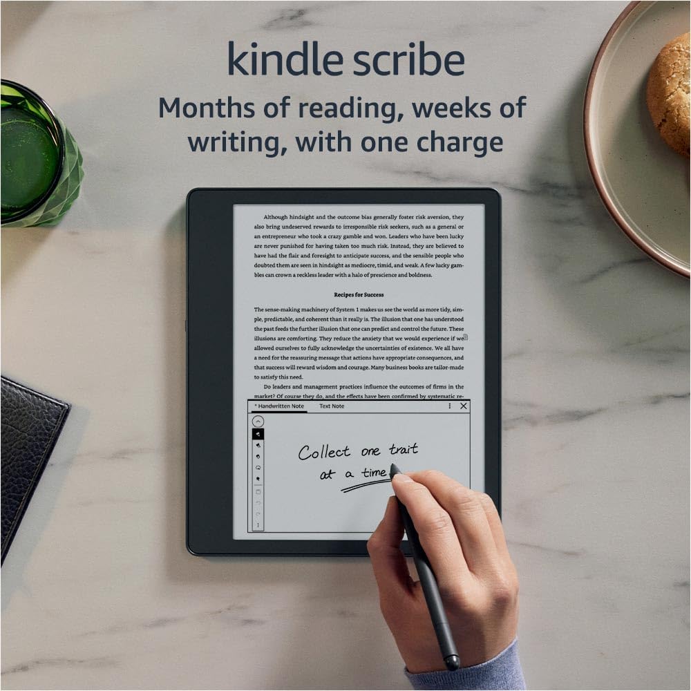 Kindle Scribe with 20% off instant trade in (16 GB, basic pen, no cover), can upgrade to premium pen, larger size, or cover - $204