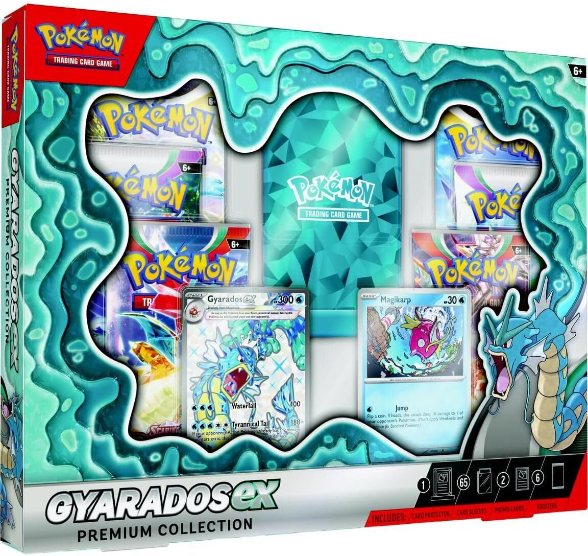 Pokemon Trading Card Game: Gyarados ex Premium Collection Box $20 + Free Store Pickup