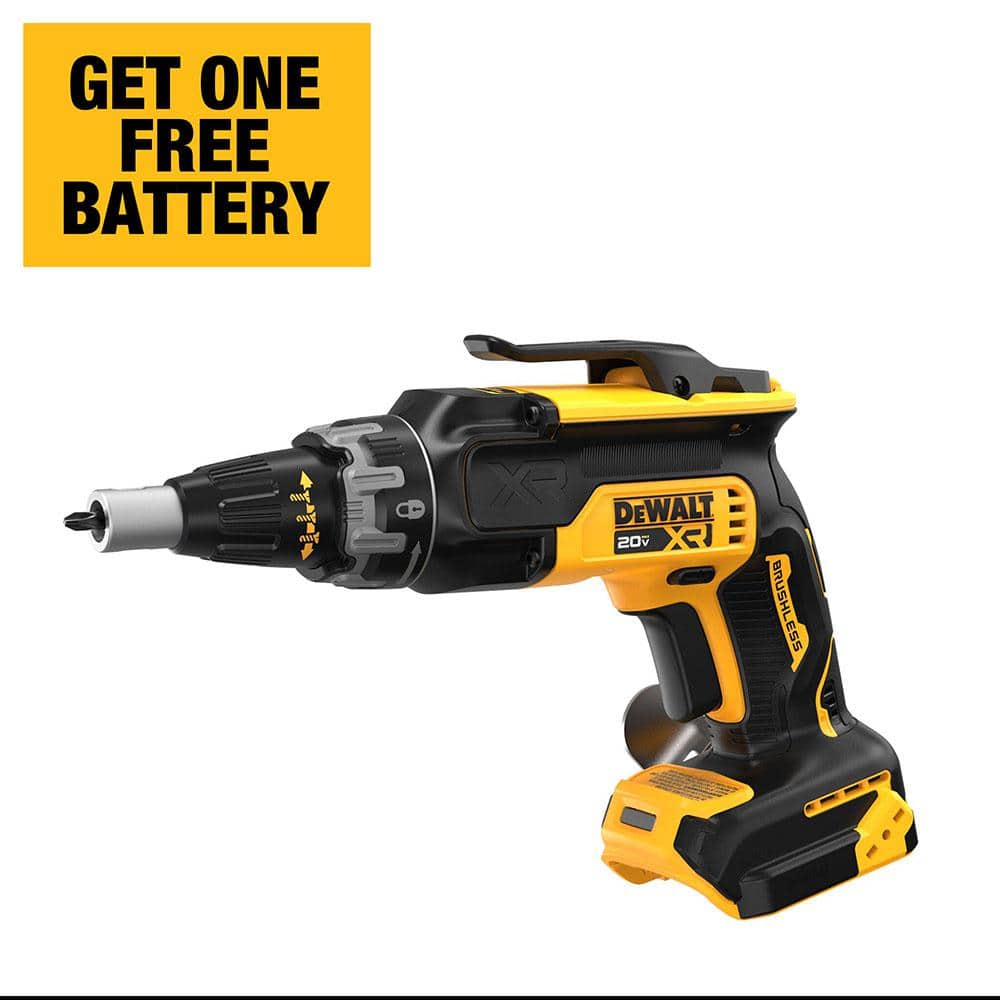DEWALT XR 20V MAX Lithium-Ion Cordless Brushless Screw Gun (Tool Only) with 5AH battery $179 at Home Depot