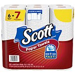 Walgreens: Scott 6-Pk 65-Sheet Paper Towels + 12-Ct ComfortPlus 1-Ply Toilet Paper $6.50 or less + Free Store Pickup on $10+ Orders
