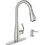Moen Essie Pull-down Kitchen Faucet w/ Soap Dispenser (Spot Resist Stainless) $99.95 + Free Shipping