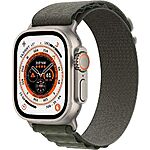 Apple Watch Series Ultra (GPS + LTE) 49MM Titanium Case Green Alpine Loop Medium - EXCELLENT REFURBISHED $440 at A4C via eBay