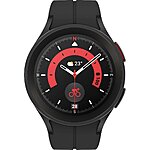 Samsung Galaxy Watch5 Pro Titanium 45mm Smartwatch (Black) LTE $250, Bluetooth $200 + Free Shipping
