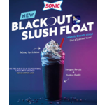 Free Solar Eclipse Glasses at Sonic with purchase of Blackout Slush Float Purchase