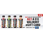 BODYARMOR spend $20 and get a $10 Walmart e-gift card
