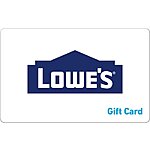 $100 Lowe's Gift Card for $90, egifter