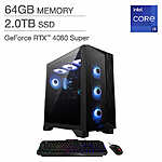 MSI Aegis R2 Liquid Cooled Gaming Desktop - 14th Gen Intel Core i9-14900F - GeForce RTX 4080 Super, 16GB - Windows 11 - $2399.99 at Costco