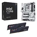 Intel Core Ultra 7 265K, ASUS Z890 AYW Gaming WiFi W, G.Skill Ripjaws S5 Series 32GB DDR5-6000 Kit, Computer Build Bundle - $499.99