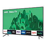 onn 50” Class 4K UHD (2160P) LED Roku Smart Television HDR  $178 shipped WALMART -free bonus 3 months of Apple TV