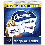 3-ct 12-pk Charmin Toilet Paper Mega XL Rolls + $15 Walgreens Cash $35.37 (after $15 Rebate) + Free Shipping