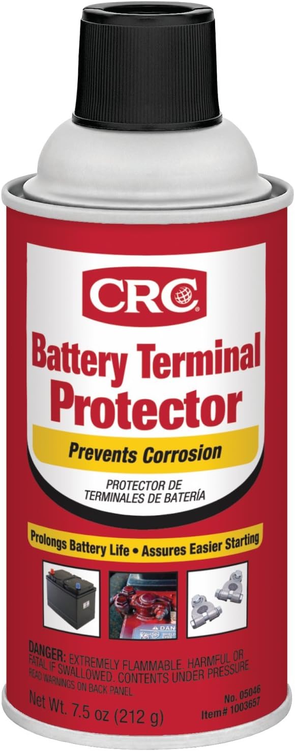 $5.99: 7.5oz. CRC Battery Terminal Protector Cleaner at Amazon